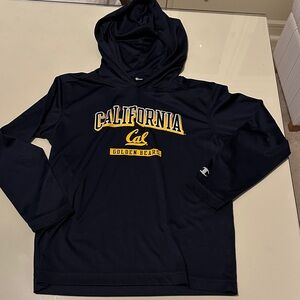 Champion Navy Hoodie with California Golden Bears Logo